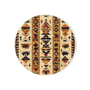 Egyptian Hieroglyph Drink Coaster, Round Coasters, Cork Coasters, Kitchen Decor, Home Accessories, Housewarming Gift