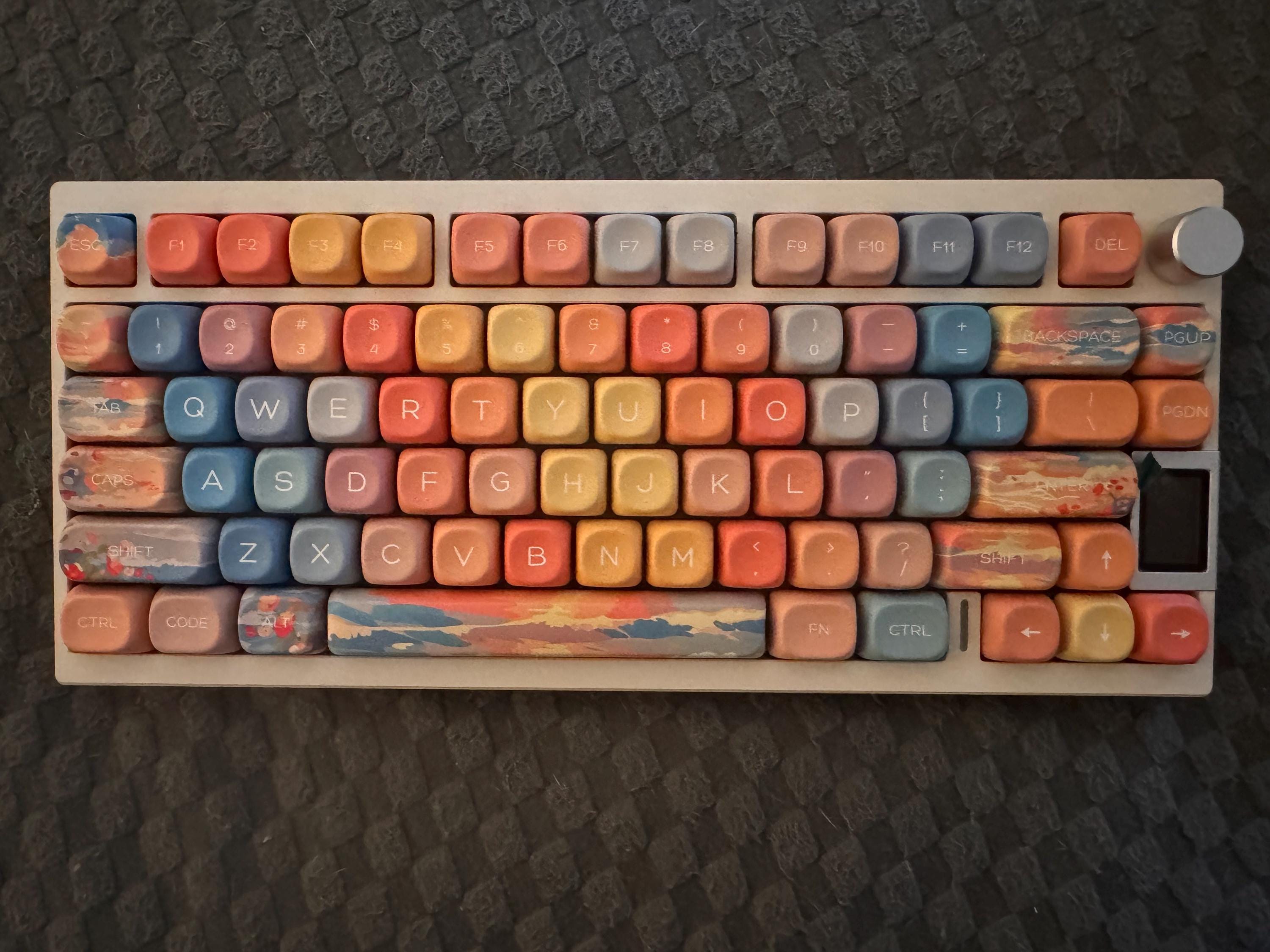 Sun Set Keycaps Custom Wireless Mechanical Keyboard – Sunset Keycaps,