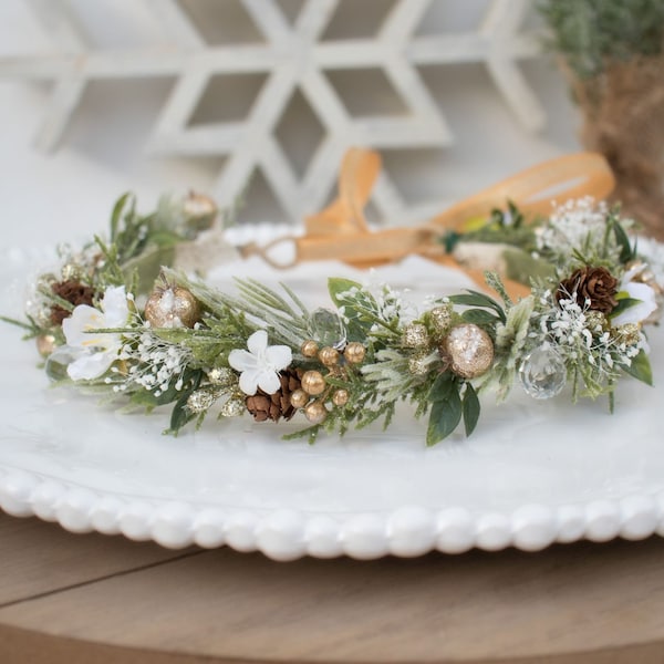 Picture of Winter Flower Crown - Etsy