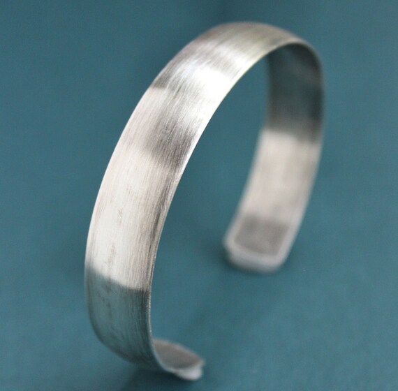 Mens Silver Cuff Mens Silver Bracelet Mens Silver Bangle Etsy