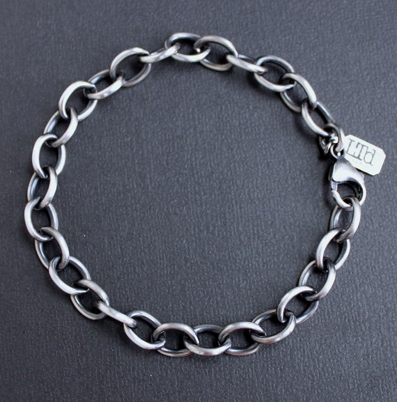Mens Sterling Silver Large Link Cable 