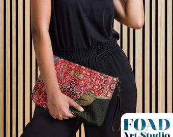 Crossbody bag with Rug Carpet Design
