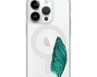 Cypress Calligraphy Art - MagSafe® clear case for iPhone®