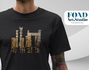Parseh .  Takht e Jamshid .. Unisex t-shirt
