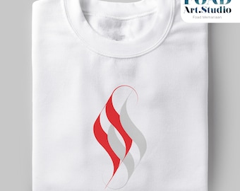 Double H – Arabic Calligraphy Art | Unisex T-Shirt
