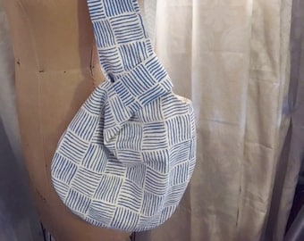 Bolsa de nudo japonés de lino