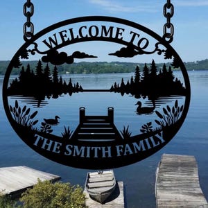 Lake Metal sign