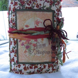 Handmade Autumn Medley Junk/Art Journal