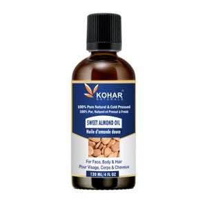 Cold Pressed Sweet Almond Oil: Natural Face, Body & Hair Massage Oil