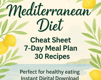 Mediterranean Diet | 7-Day Meal Plan
