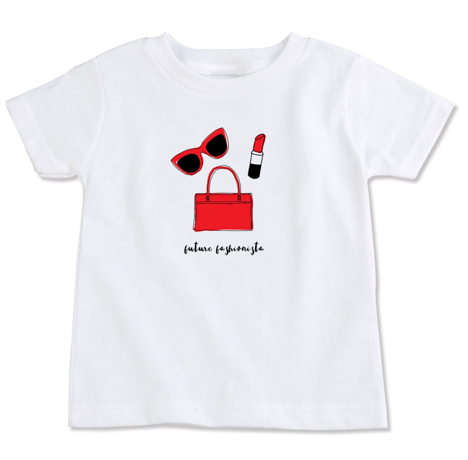 Future Fashionista Cotton Toddler Girl TShirt Etsy