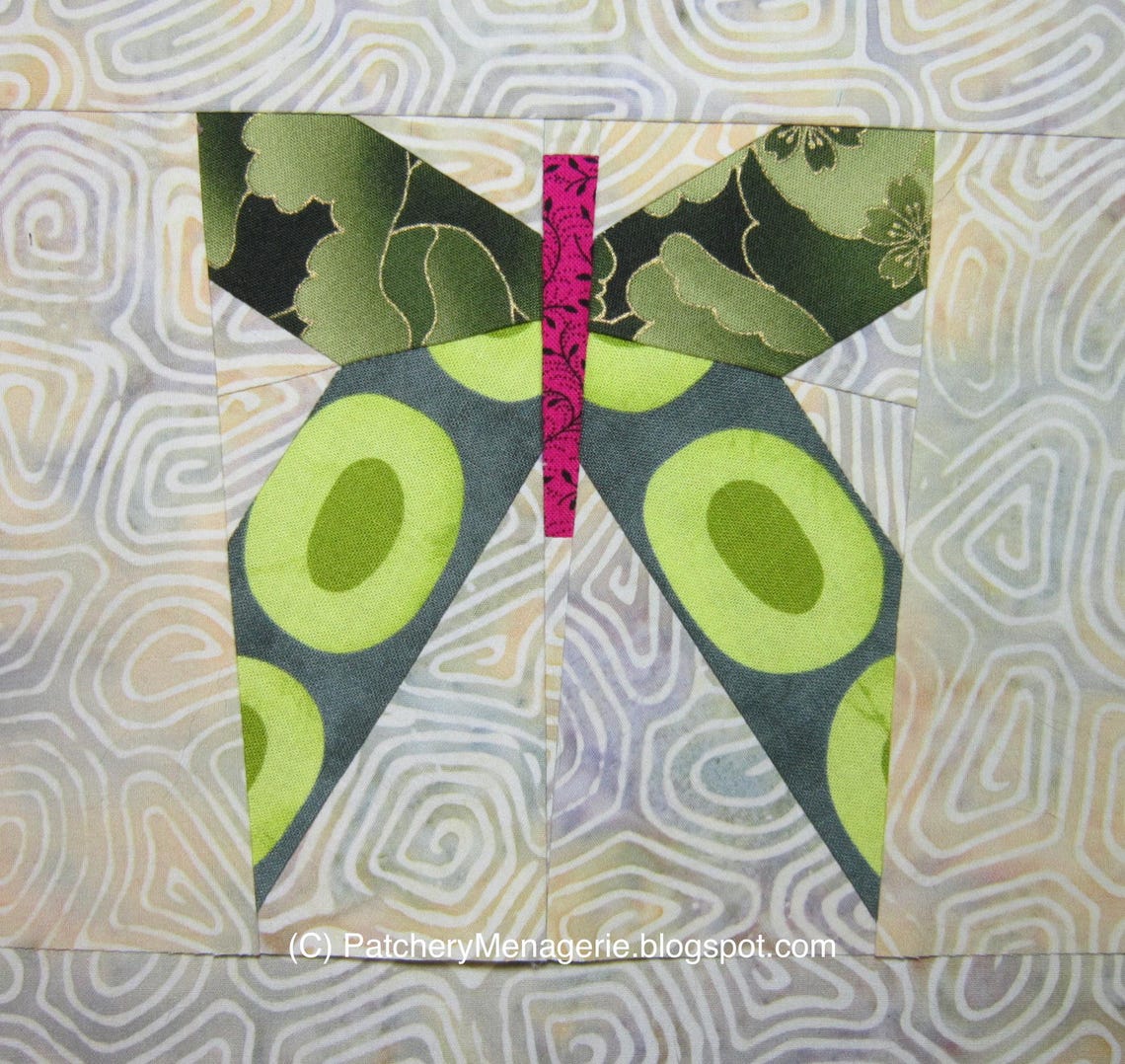 Pieced Butterfly Quilting Pattern/tutorial - Etsy