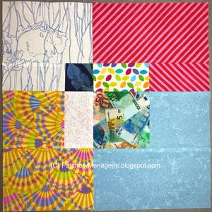 Lynne's Slashed Squares Quilt