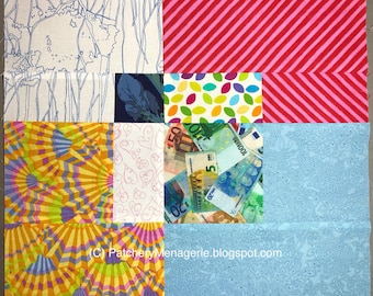 Lynne's Slashed Squares Quilt