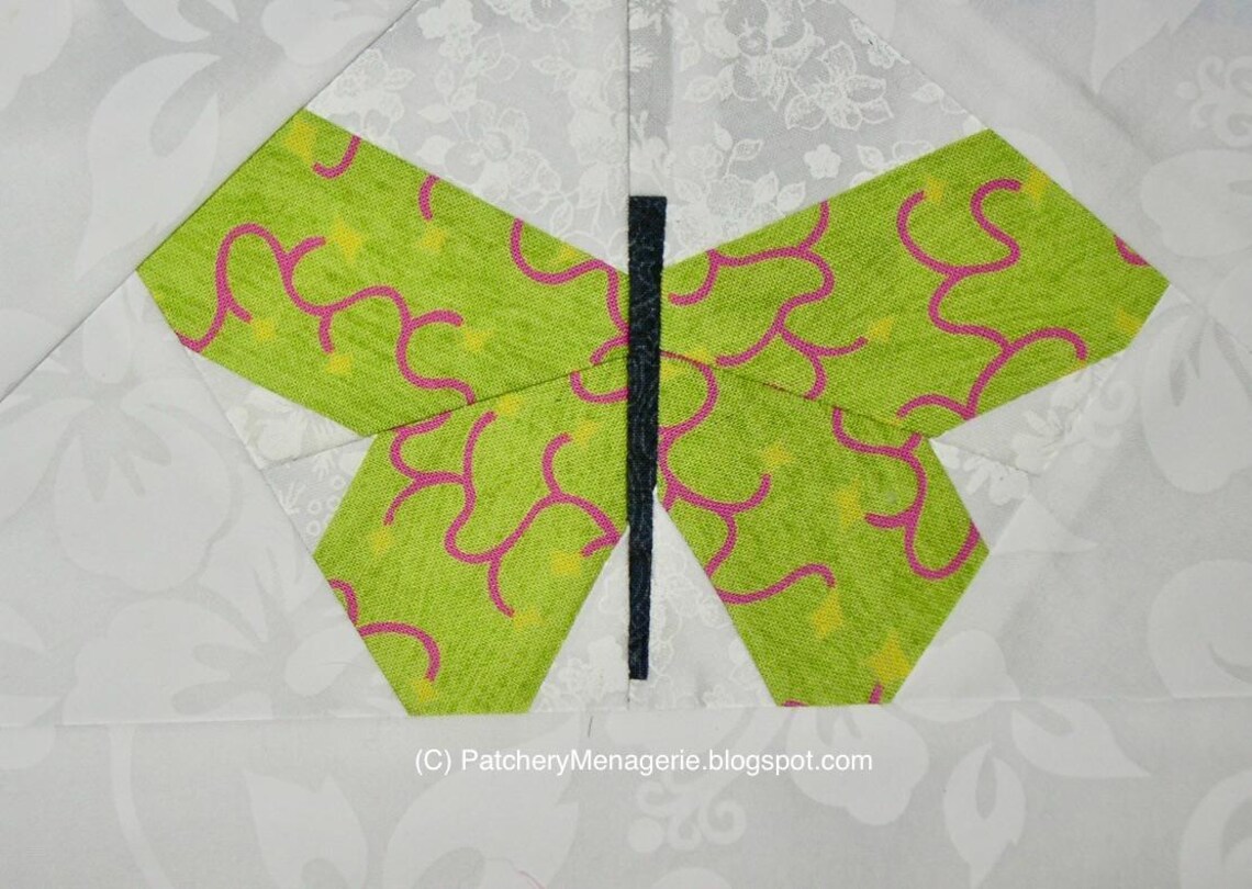 Pieced Butterfly Quilting Pattern/tutorial - Etsy