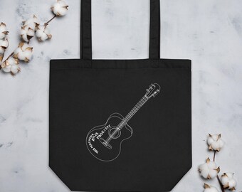 Woody Guthrie This Machine K*lls Fascist Guitar Tote