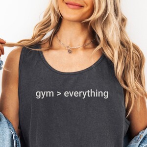Workout Tank for Men & Women, Comfort Colors Fitness Top, Gym Rat Tank Top, Funny Gym Tank, Weightlifting Summer Gym Tank, Bodybuilding Top