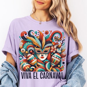 Karneval Shirt, lateinamerikanisches Shirt, mexikanisches Erbe, festliches Shirt, Espana Geschenke, Geschenk spanischer Freund, Latein Mutter Geschenk, Latein Geschenk Shirt