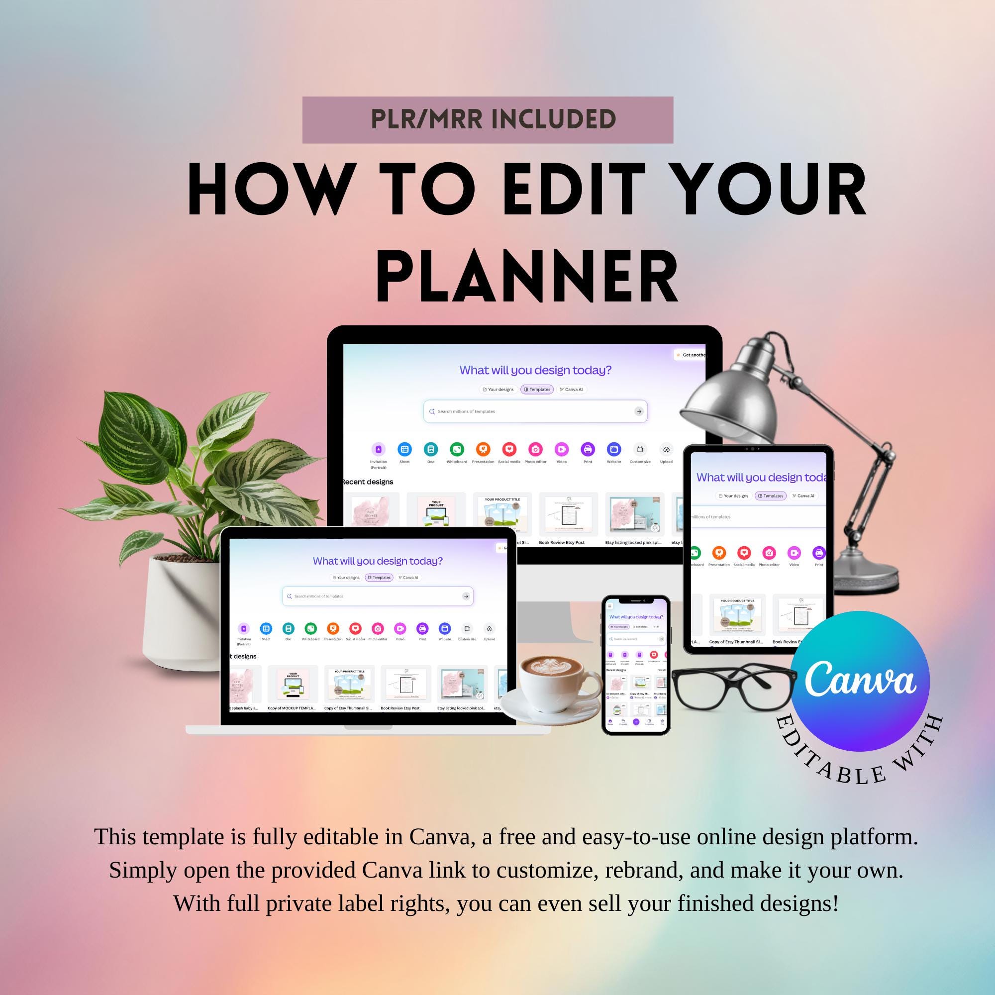 7500+ Canva Templates Bundle | PLR MRR Digital Products | Editable ...