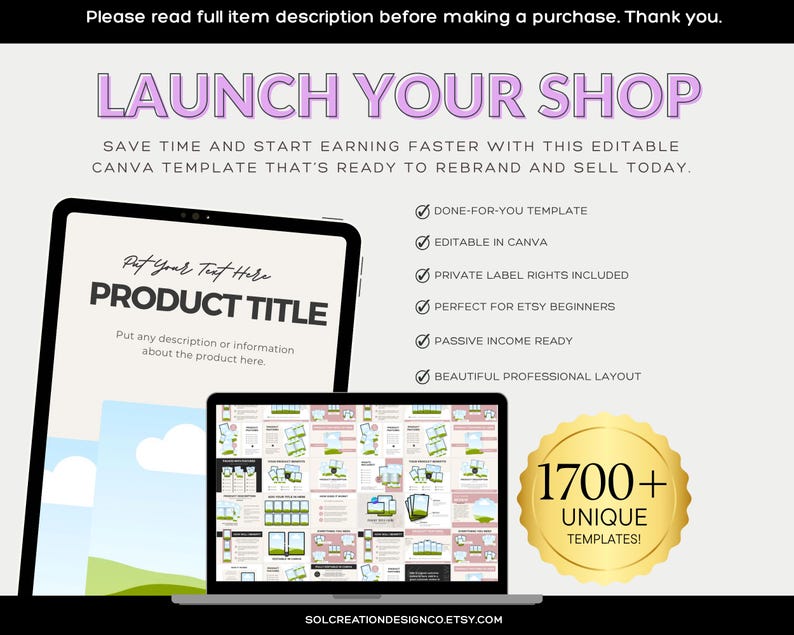 1700+ Etsy Listing Mockup Bundle for Canva | Product Mockups, Journal ...