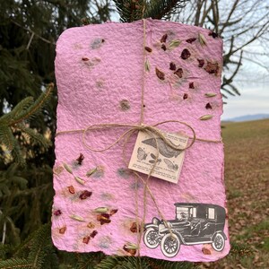 Papel hecho a mano, artesanal, papel reciclado, cartas de amor, set de papel