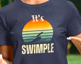 It's Swimple T-Shirt: Funny Swimmer Gift, Unisex Jersey Tee