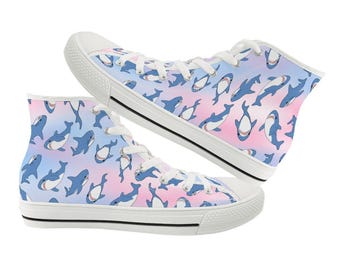 Herren Blåhaj High-Tops