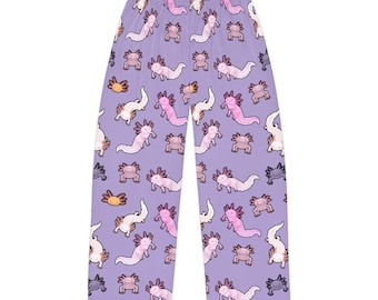 Pantalon De Pyjama Homme Violet Axolotl