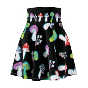 Trippy Mushroom Skirt