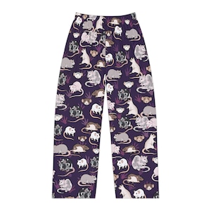 Pantalon de pyjama rat pour femmes - Violet