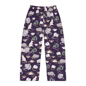 Men's Rat Pajama Pants - Purple