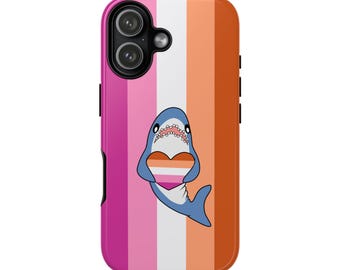Blåhaj Lesbian Pride Phone Case - iPhone