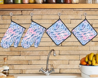 Blåhaj Oven Mitt & Pot Holder Set