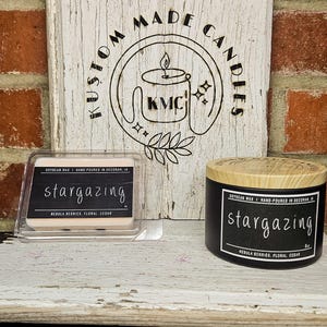 Handmade Concrete Container - Soy Wax Candle - Made to Order - Engraving - Custom Coloring - Citronella - Custom Scent