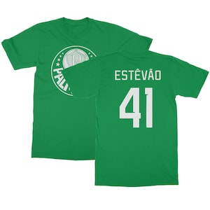 Brazil Football Palmeiras Star Player, Estevao #41 2Sided Jersey Inspired, Soccer Shirt, Football Shirt, Soccer Jersey, Football Jersey