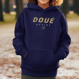 Doue Signature Golden Letters, Paris Soccer Star Player Inspired Tribute, Football Jersey Personalized Shirt, Custom Gift for Paris Fans