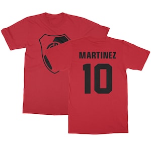 Argentina Football River Star Player, Martinez #10 Jersey Inspired, Soccer Shirt, Football Shirt, Soccer Jersey, Football Jersey