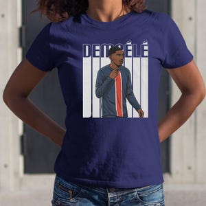 Dembele Supporters Tribute Jersey Paris Soccer Star Player Design, Football Jersey Personalized Shirt, Custom Gift for Paris Fans
