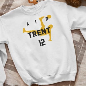 Air Trent 12 Star Player Tribute Design, Madrid Soccer Fans Jersey Inspired Theme, Custom Gift for Football Fans, Madrid Graphic Tee