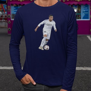 Mbappe #10 Tribute Jersey Highlights Design Custom Gift for Fans, Madrid Soccer Star Player Personalized Shirt, Soccer Goat Unisex T-Shirt