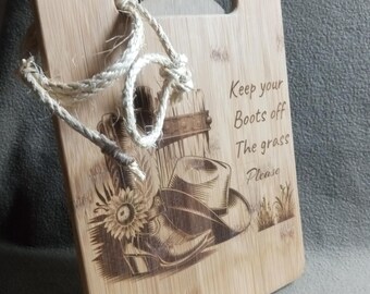 Keep your boots off the grass