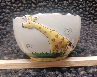 Vintage ceramic 3D cereal bowls