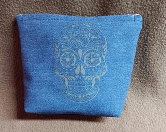 Universal Bag with Lazer engraved Sugar Skull