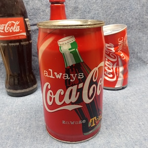 Coca-Cola retro tin bank
