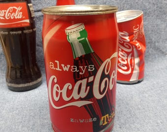 Coca-Cola retro tin bank 1999