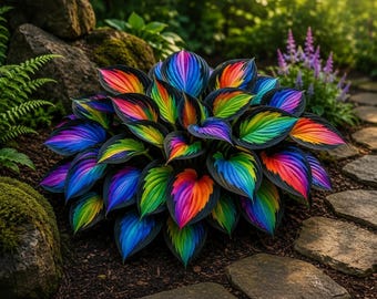 Hosta Plant Bare Roots (3er-Pack) Herzförmige Blätter Schatten mehrjährige Gartenpflanzen