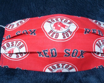 Boston Red Sox Face Mask Red Sox Baseball Boston Strong Face Mask with Nose Wire Facial Covering Face Mask with Elastic Personal Care