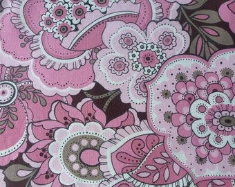 Floral Fabric Pink Fabric Craft Supplies and Tools Sewing and Notions Pink Fabric White Fabric