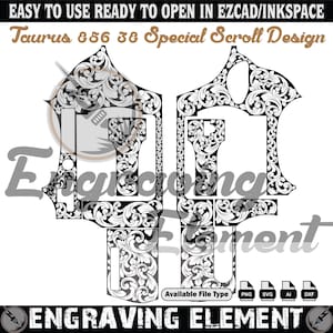 Engraving Element Taurus 856 38 Special Scroll Design
