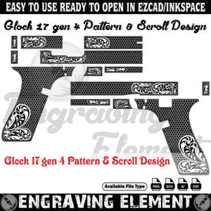 Glock 17 génération 4 Motifs et volutes